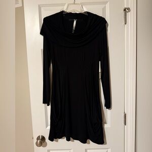 Kensie Black Long Sleeve Dress